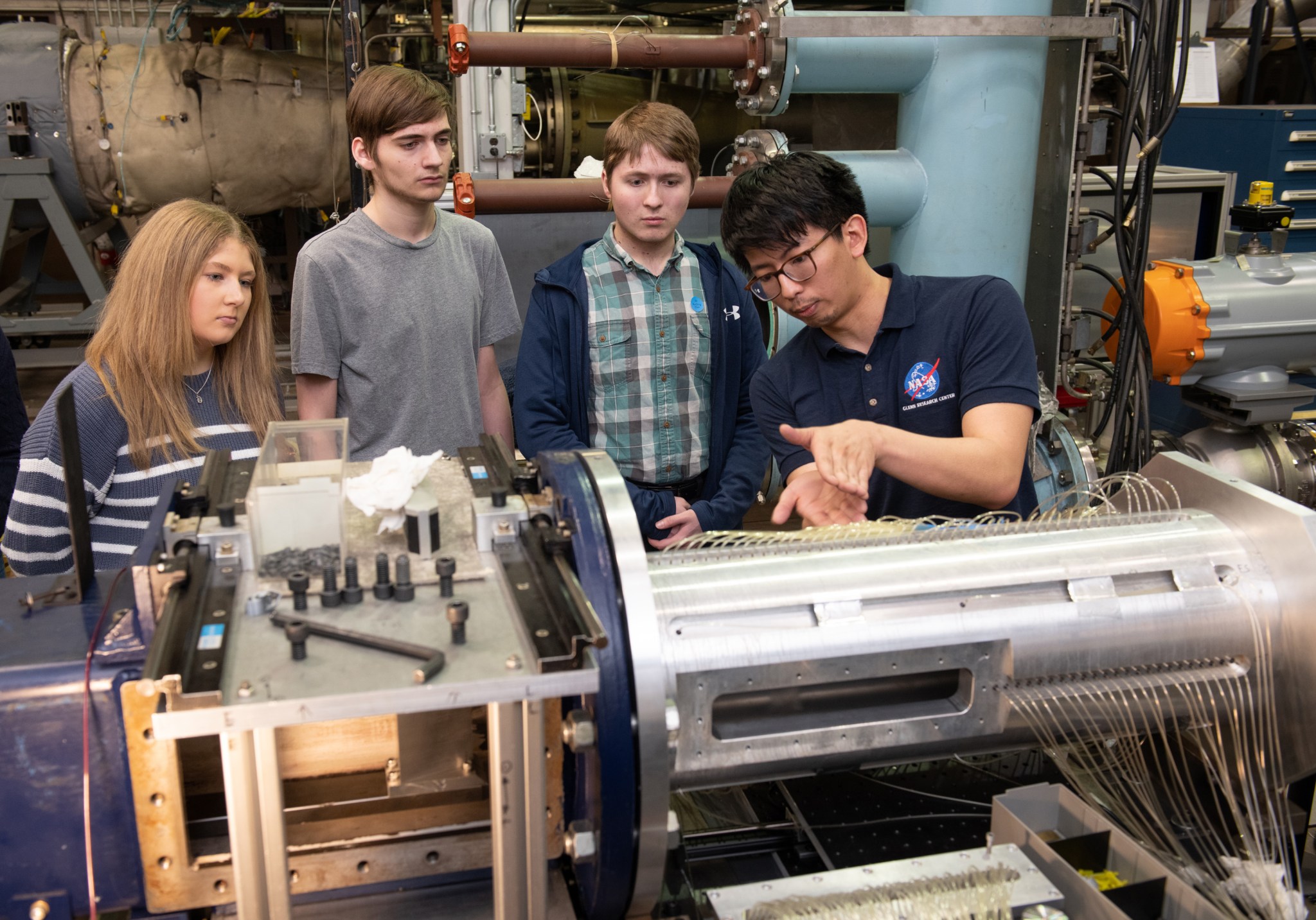 Students visit the Glenn Manufacturing Facility and learn about careers in the manufacturing fields with a focus and interest in science, technology, engineering, and math.