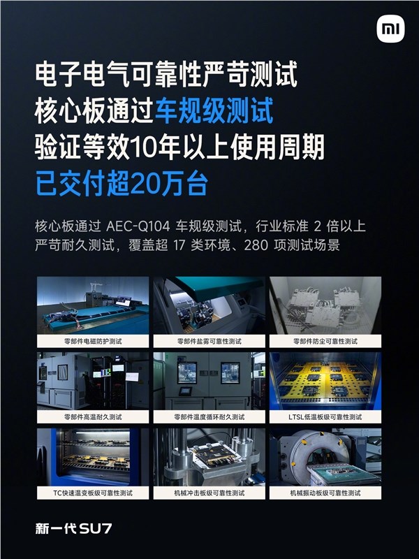 新一代小米SU7电子电气架构全面升级！高通旗舰级芯片、双5G双卡双通