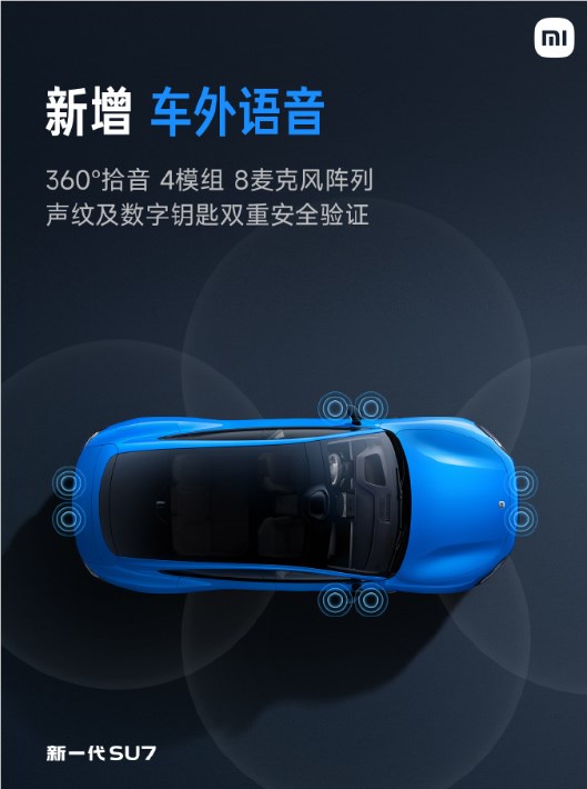 新一代SU7全系搭载小米澎湃智能座舱 覆盖车控95%功能