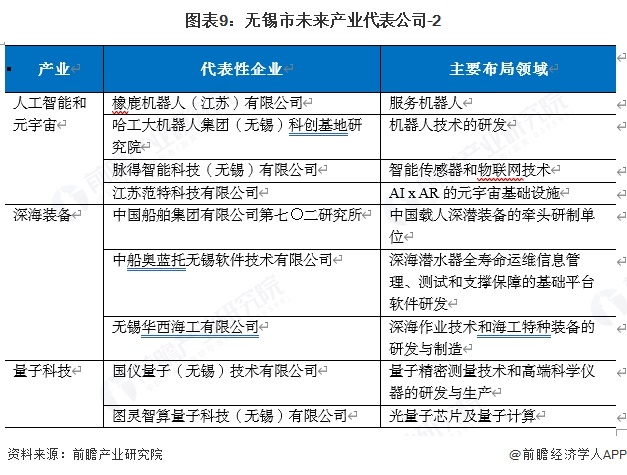 图表9：无锡市未来产业代表公司-2